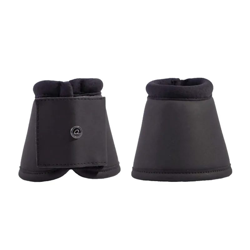 QHP Gloss Bell Boots - Black